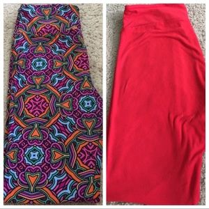 Lularoe OS leggings 2 for 1!